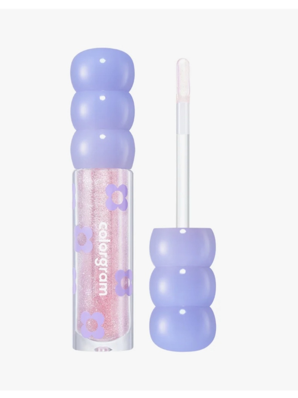 🩷 New colorgram Fruity Glass Tint Lip Gloss 1004 Pink Glitter Plumping K beauty